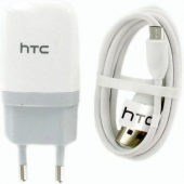 Cargador + (Micro)USB cable HTC J Blanco Original