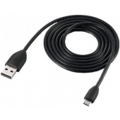 Cable de datos HTC Desire V Micro-USB Negro Original