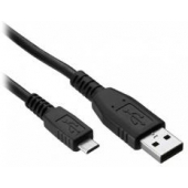 Cable de datos Huawei Ascend P6 Micro-USB Negro Original