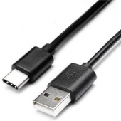 Cable de datos universal conector USB-C - Negro
