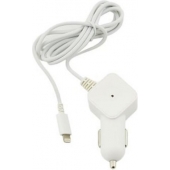 Cargador de coche Muvit Lightning MFI Blanco